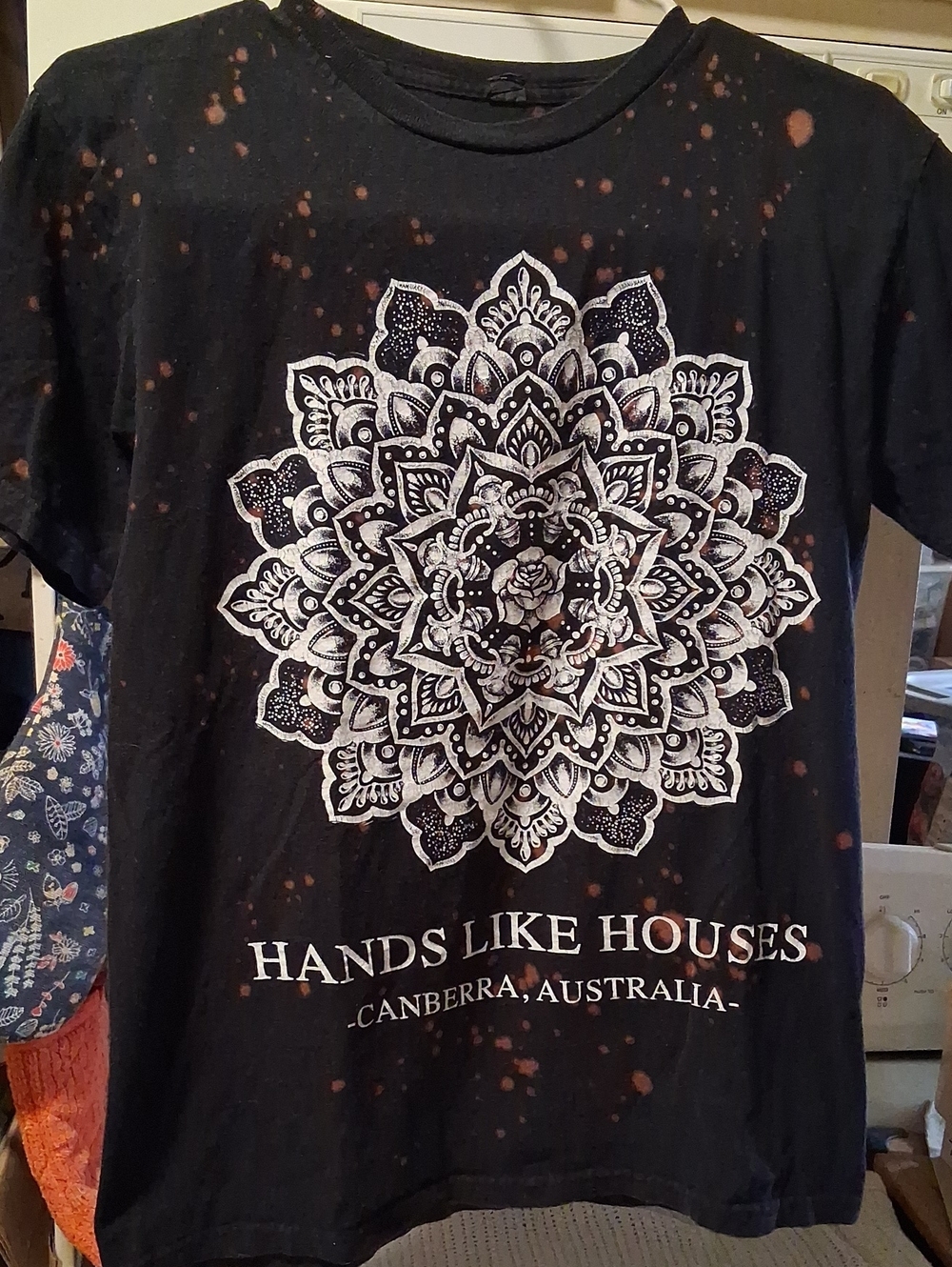 Alternative Rock Band " Hands Like Houses Mandala Graphic T-Shirt- Size Small